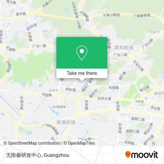无限极研发中心 map