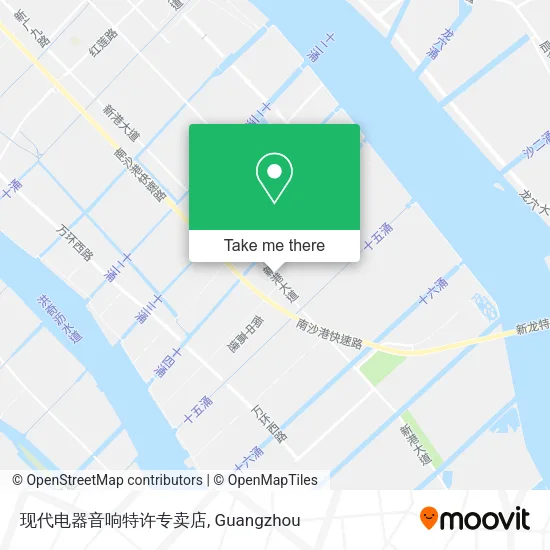 现代电器音响特许专卖店 map