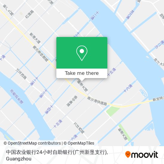 中国农业银行24小时自助银行(广州新垦支行) map