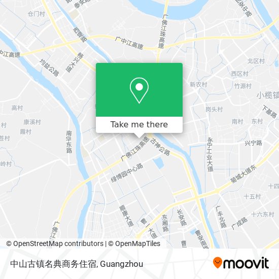 中山古镇名典商务住宿 map