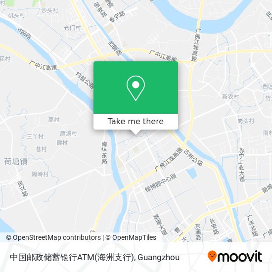 中国邮政储蓄银行ATM(海洲支行) map