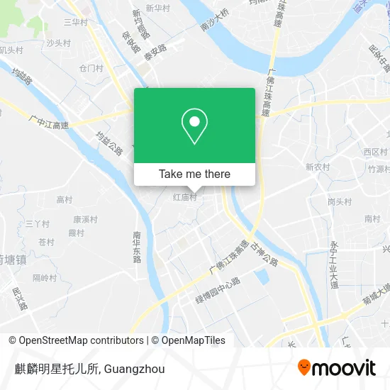 麒麟明星托儿所 map