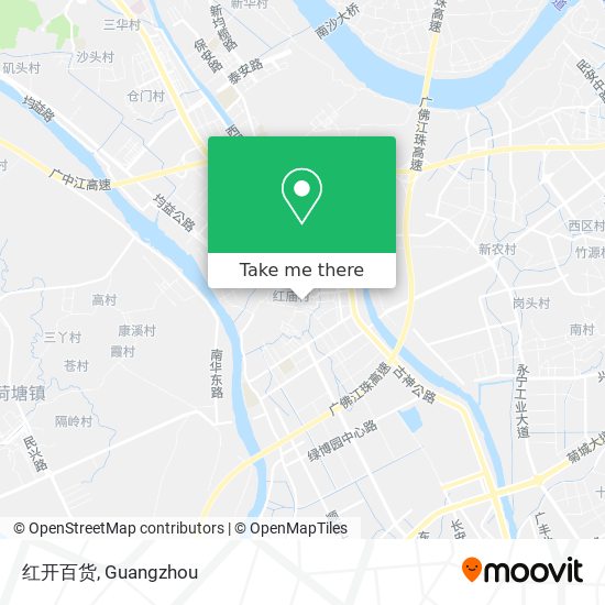 红开百货 map