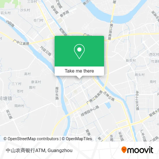 中山农商银行ATM map