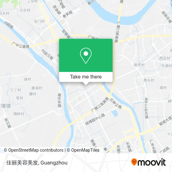佳丽美容美发 map