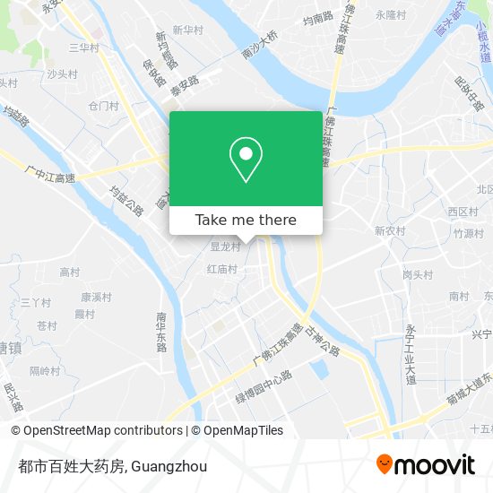 都市百姓大药房 map