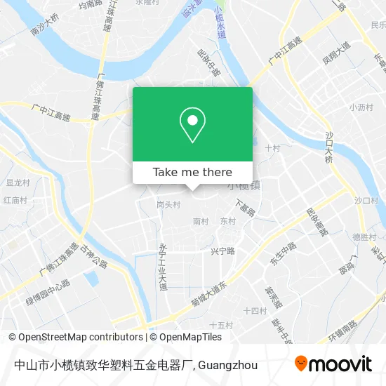 中山市小榄镇致华塑料五金电器厂 map