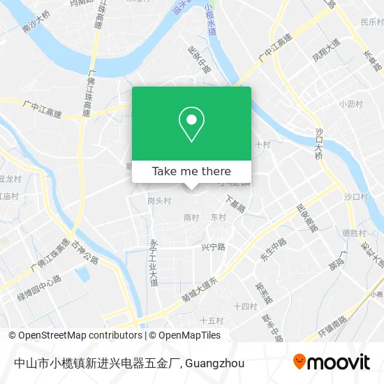 中山市小榄镇新进兴电器五金厂 map