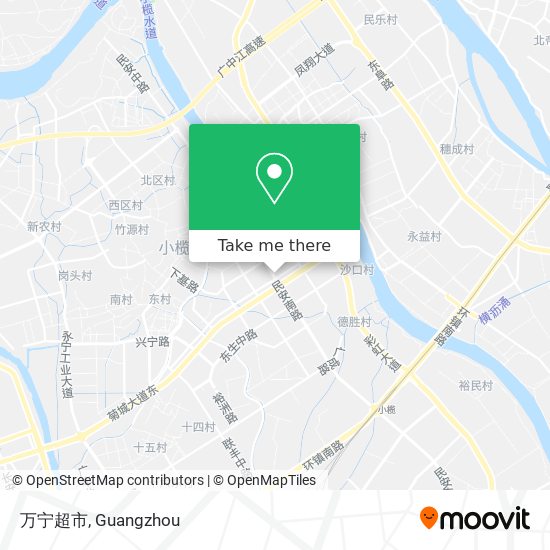 万宁超市 map