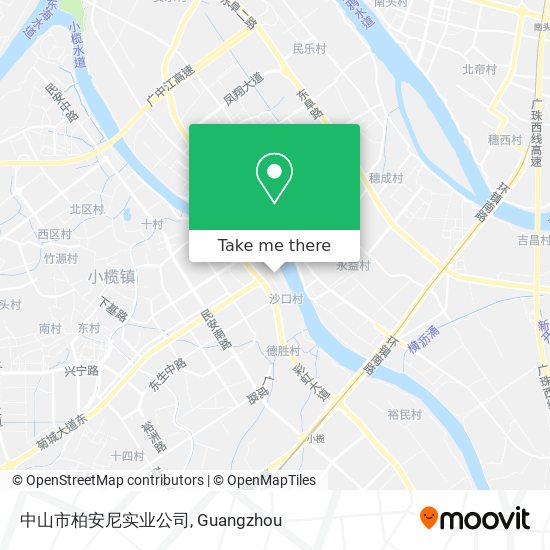 中山市柏安尼实业公司 map