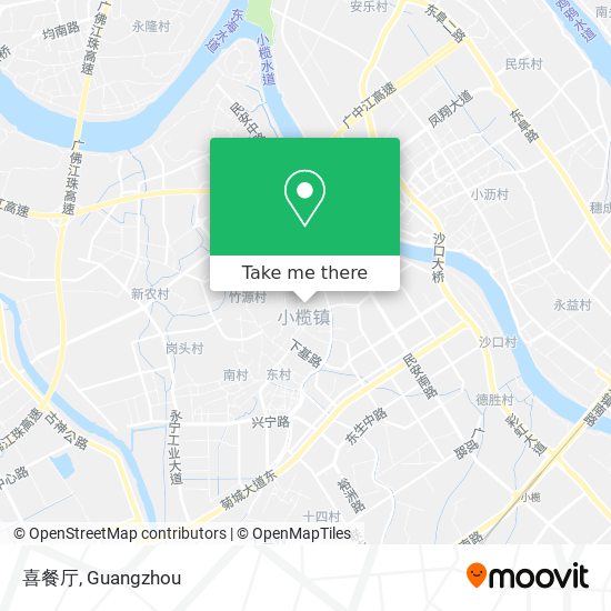 喜餐厅 map