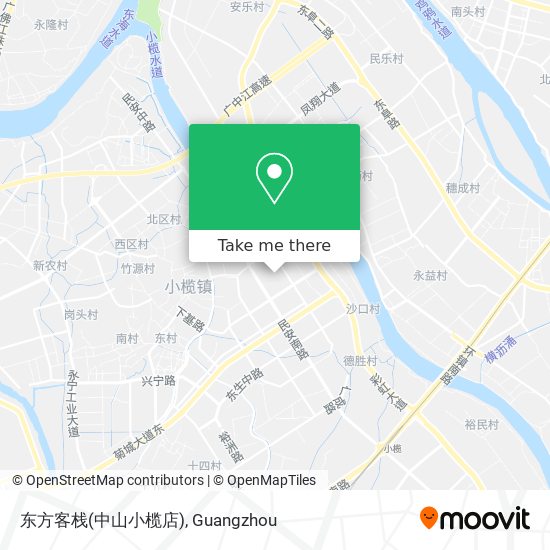 东方客栈(中山小榄店) map