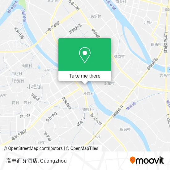 高丰商务酒店 map