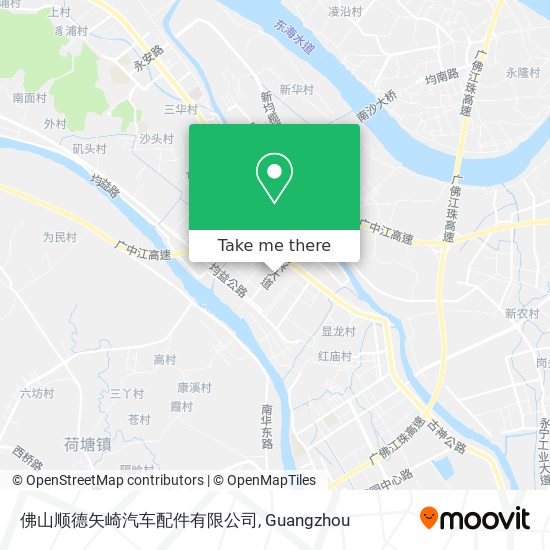佛山顺德矢崎汽车配件有限公司 map