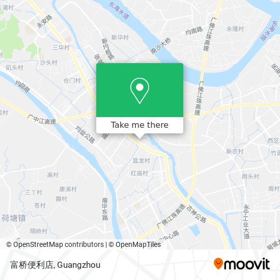 富桥便利店 map