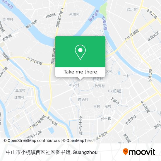 中山市小榄镇西区社区图书馆 map