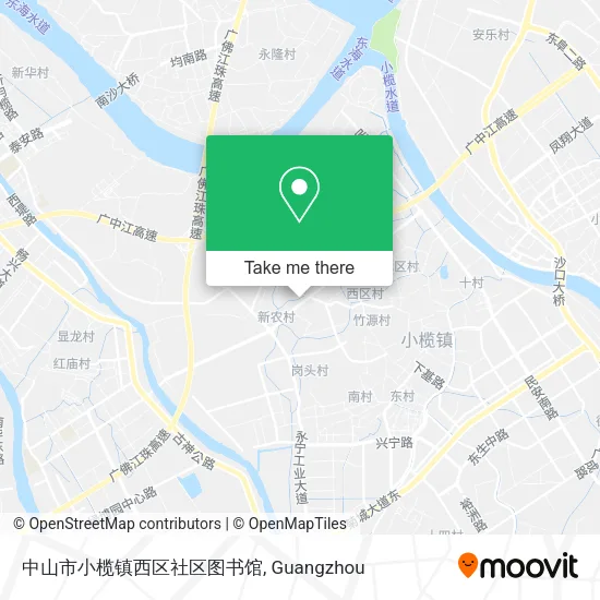 中山市小榄镇西区社区图书馆 map