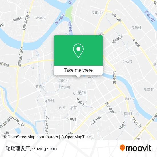 瑞瑞理发店 map
