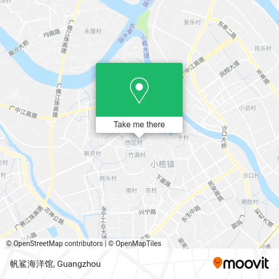 帆鲨海洋馆 map