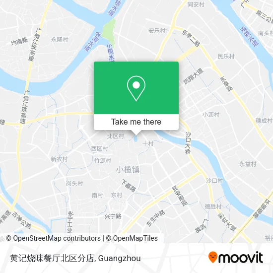 黄记烧味餐厅北区分店 map