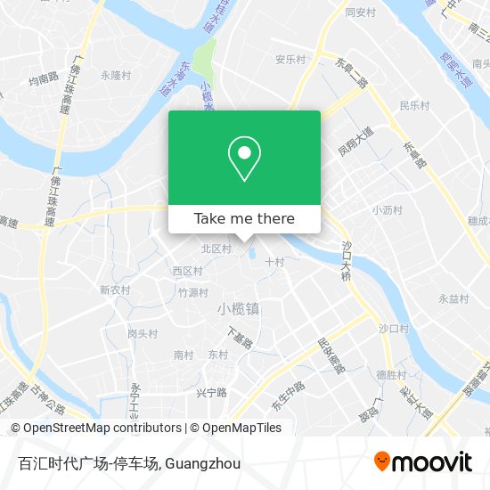 百汇时代广场-停车场 map