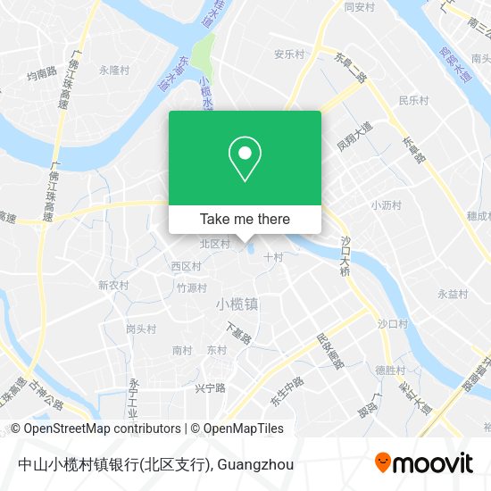 中山小榄村镇银行(北区支行) map