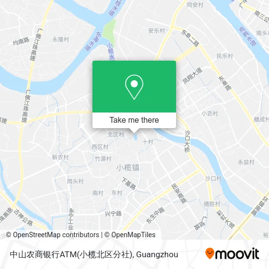 中山农商银行ATM(小榄北区分社) map