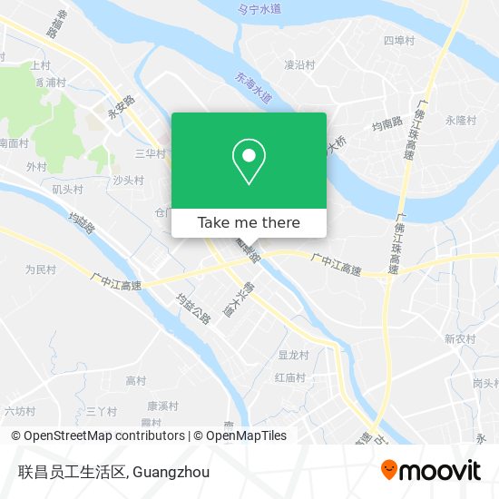 联昌员工生活区 map