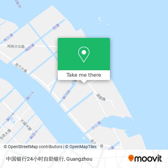中国银行24小时自助银行 map