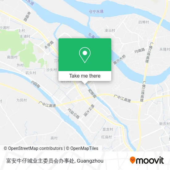 富安牛仔城业主委员会办事处 map