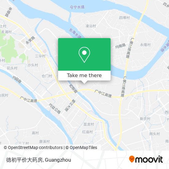 德初平价大药房 map