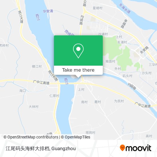 江尾码头海鲜大排档 map