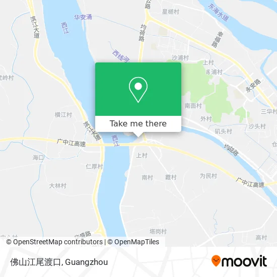 佛山江尾渡口 map