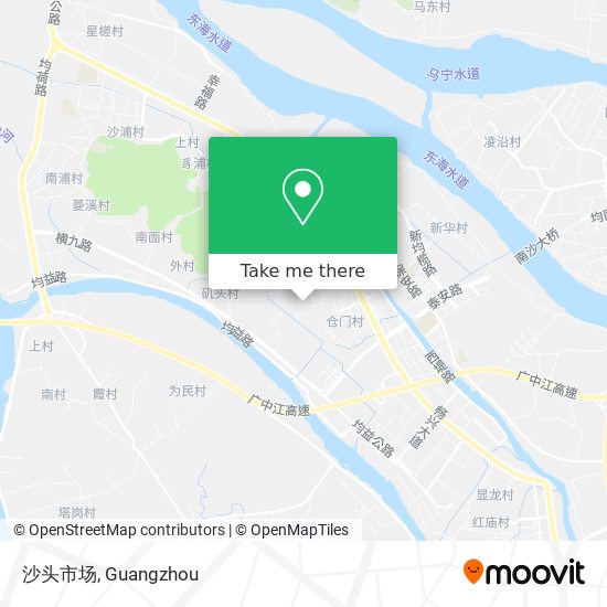 沙头市场 map