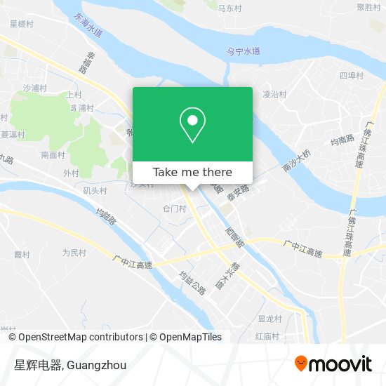 星辉电器 map