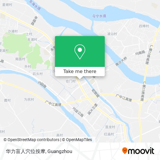 华力盲人穴位按摩 map