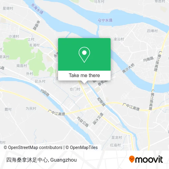 四海桑拿沐足中心 map