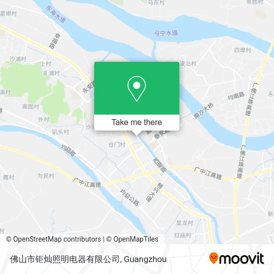 佛山市钜灿照明电器有限公司 map