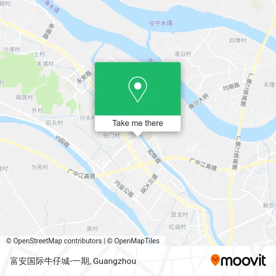 富安国际牛仔城-一期 map