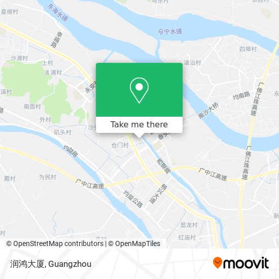 润鸿大厦 map