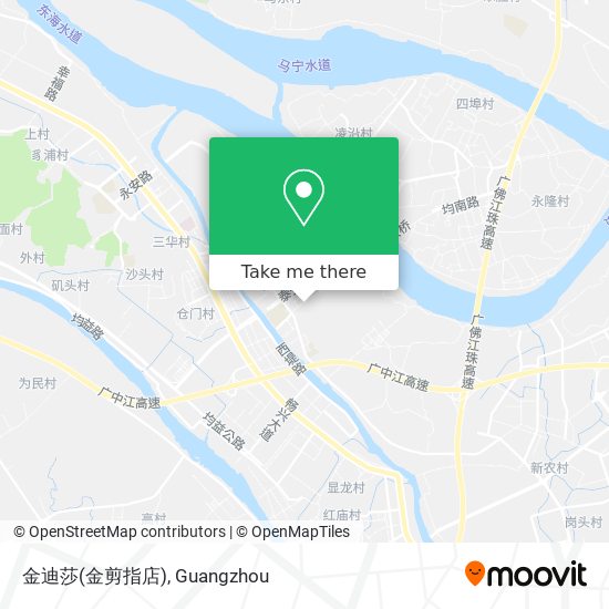 金迪莎(金剪指店) map