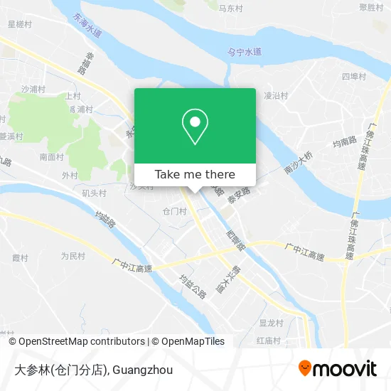 大参林(仓门分店) map