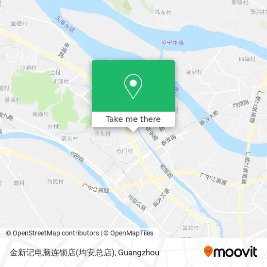 金新记电脑连锁店(均安总店) map