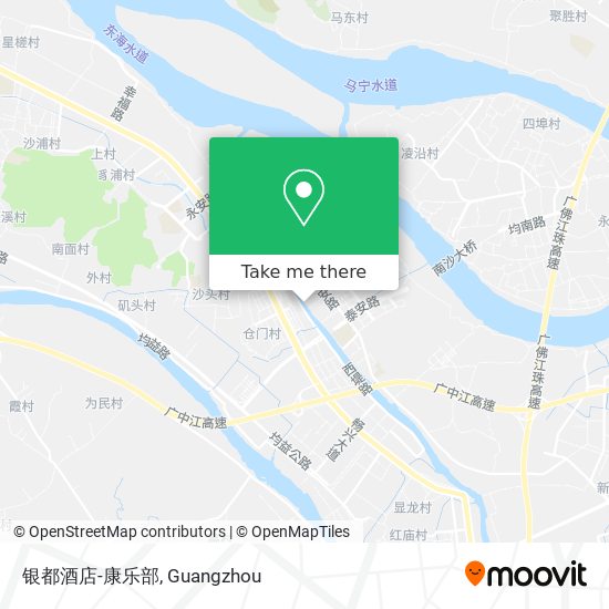 银都酒店-康乐部 map
