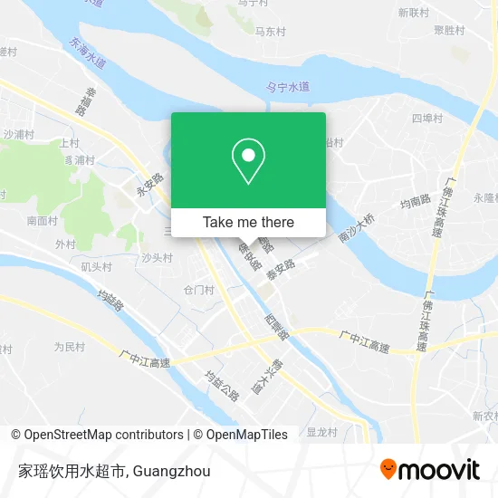 家瑶饮用水超市 map