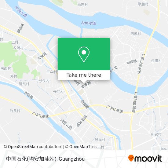 中国石化(均安加油站) map