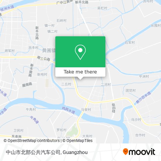 中山市北部公共汽车公司 map