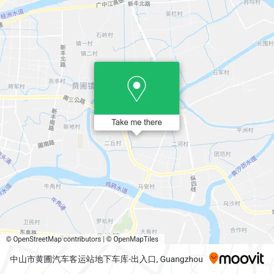 中山市黄圃汽车客运站地下车库-出入口 map