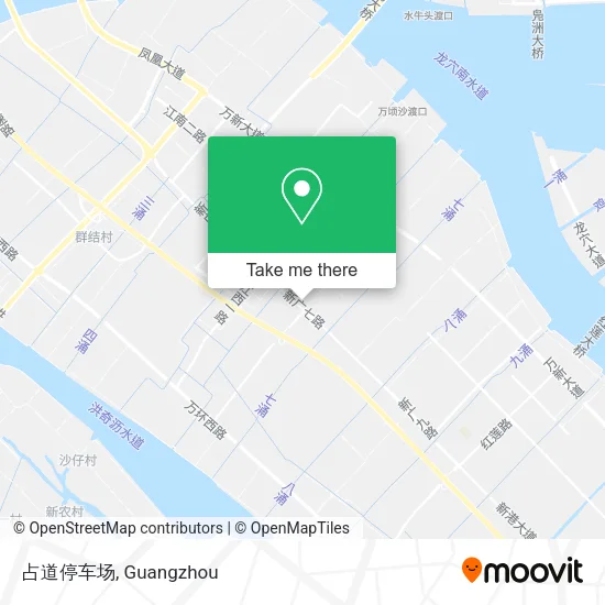 占道停车场 map