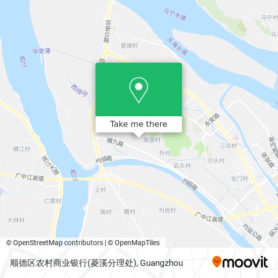 顺德区农村商业银行(菱溪分理处) map